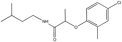 547704-03-0 2-(4-chloro-2-methylphenoxy)-N-isopentylpropanamide