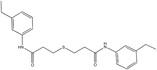 547721-80-2 3-{[3-(3-ethylanilino)-3-oxopropyl]sulfanyl}-N-(3-ethylphenyl)propanamide