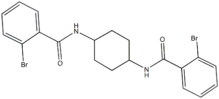 2-bromo-N-{4-[(2-bromobenzoyl)amino]cyclohexyl}benzamide,547730-61-0,结构式