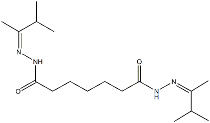 N'~1~,N'~7~-bis(1,2-dimethylpropylidene)heptanedihydrazide Struktur