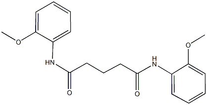 N~1~,N~5~-bis(2-methoxyphenyl)pentanediamide Structure