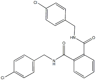 N~1~,N~2~-bis(4-chlorobenzyl)phthalamide Struktur