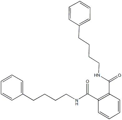 N~1~,N~2~-bis(4-phenylbutyl)phthalamide Structure