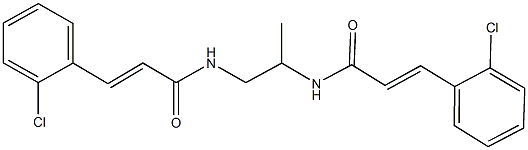 548437-88-3 3-(2-chlorophenyl)-N-(2-{[3-(2-chlorophenyl)acryloyl]amino}-1-methylethyl)acrylamide