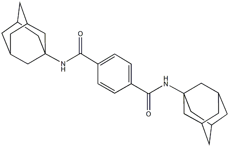 N~1~,N~4~-di(1-adamantyl)terephthalamide 化学構造式