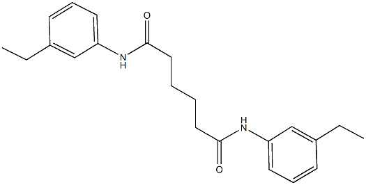 N~1~,N~6~-bis(3-ethylphenyl)hexanediamide Struktur