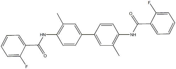 548440-04-6 2-fluoro-N-{4'-[(2-fluorobenzoyl)amino]-3,3'-dimethyl[1,1'-biphenyl]-4-yl}benzamide