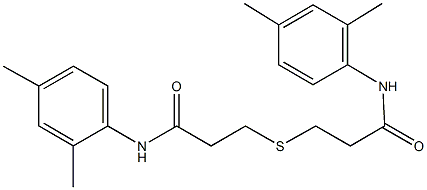 3-{[3-(2,4-dimethylanilino)-3-oxopropyl]sulfanyl}-N-(2,4-dimethylphenyl)propanamide|