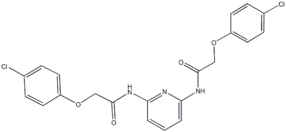 2-(4-chlorophenoxy)-N-(6-{[(4-chlorophenoxy)acetyl]amino}-2-pyridinyl)acetamide|