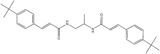 3-(4-tert-butylphenyl)-N-(2-{[3-(4-tert-butylphenyl)acryloyl]amino}-1-methylethyl)acrylamide|