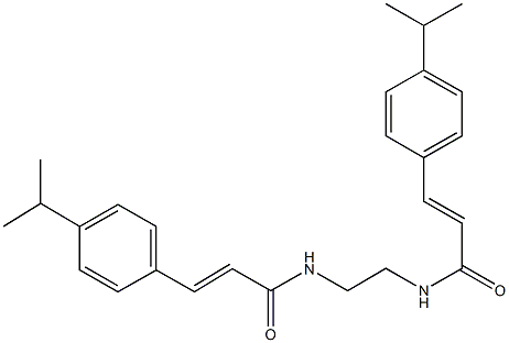 3-(4-isopropylphenyl)-N-(2-{[3-(4-isopropylphenyl)acryloyl]amino}ethyl)acrylamide,548470-57-1,结构式