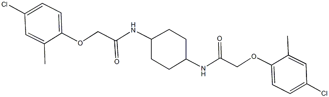 548481-19-2 2-(4-chloro-2-methylphenoxy)-N-(4-{[(4-chloro-2-methylphenoxy)acetyl]amino}cyclohexyl)acetamide