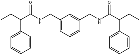 2-phenyl-N-(3-{[(2-phenylbutanoyl)amino]methyl}benzyl)butanamide,548481-44-3,结构式