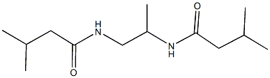 3-methyl-N-{2-[(3-methylbutanoyl)amino]propyl}butanamide,548481-51-2,结构式