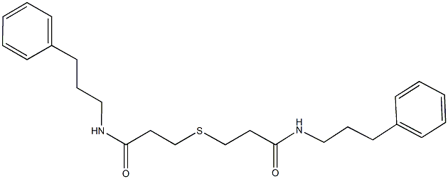 548483-31-4 3-({3-oxo-3-[(3-phenylpropyl)amino]propyl}sulfanyl)-N-(3-phenylpropyl)propanamide