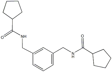 N-(3-{[(cyclopentylcarbonyl)amino]methyl}benzyl)cyclopentanecarboxamide,548778-16-1,结构式