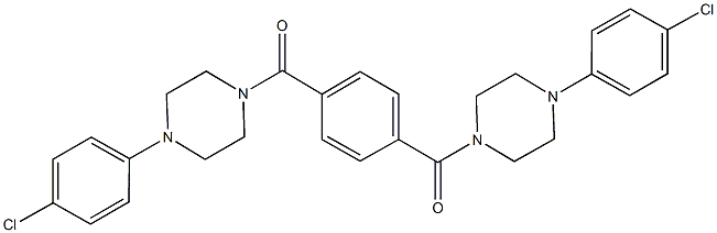 1-(4-chlorophenyl)-4-(4-{[4-(4-chlorophenyl)piperazin-1-yl]carbonyl}benzoyl)piperazine,548781-85-7,结构式