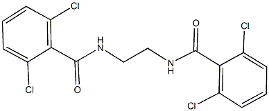 2,6-dichloro-N-{2-[(2,6-dichlorobenzoyl)amino]ethyl}benzamide Structure