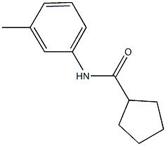 N-(3-methylphenyl)cyclopentanecarboxamide Structure