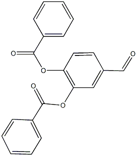 2-(benzoyloxy)-5-formylphenyl benzoate Structure