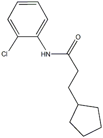 N-(2-chlorophenyl)-3-cyclopentylpropanamide|