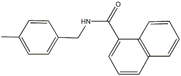 N-(4-methylbenzyl)-1-naphthamide Structure