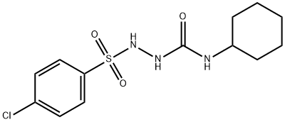 2-[(4-chlorophenyl)sulfonyl]-N-cyclohexylhydrazinecarboxamide 结构式