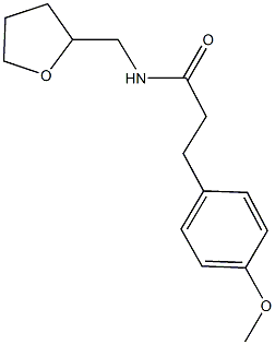 3-(4-methoxyphenyl)-N-(tetrahydro-2-furanylmethyl)propanamide,549519-74-6,结构式