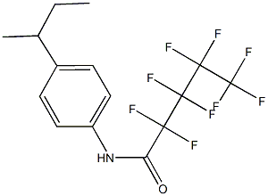 N-(4-sec-butylphenyl)-2,2,3,3,4,4,5,5,5-nonafluoropentanamide|