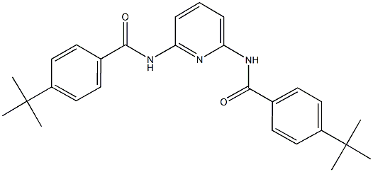 4-tert-butyl-N-{6-[(4-tert-butylbenzoyl)amino]-2-pyridinyl}benzamide Structure