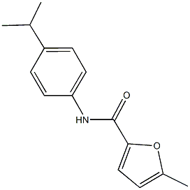 N-(4-isopropylphenyl)-5-methyl-2-furamide Structure