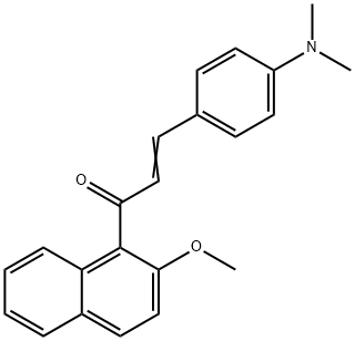 3-[4-(dimethylamino)phenyl]-1-(2-methoxy-1-naphthyl)-2-propen-1-one,55047-22-8,结构式