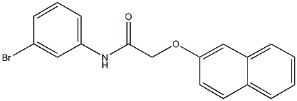 551900-61-9 N-(3-bromophenyl)-2-(2-naphthyloxy)acetamide