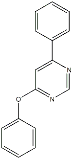 4-phenoxy-6-phenylpyrimidine,55272-02-1,结构式