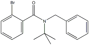 N-benzyl-2-bromo-N-(tert-butyl)benzamide Struktur