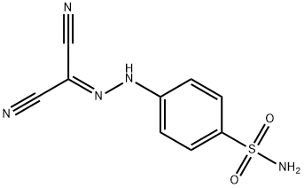 4-[2-(dicyanomethylene)hydrazino]benzenesulfonamide Structure