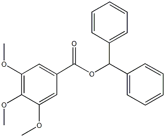 benzhydryl 3,4,5-trimethoxybenzoate Structure