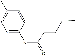 N-(5-methyl-2-pyridinyl)pentanamide Structure