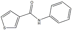 N-phenyl-3-thiophenecarboxamide Structure