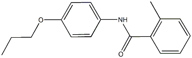 2-methyl-N-(4-propoxyphenyl)benzamide Structure