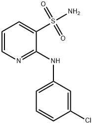 2-(3-chloroanilino)-3-pyridinesulfonamide,55842-08-5,结构式