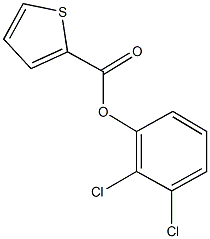 2,3-dichlorophenyl 2-thiophenecarboxylate Structure