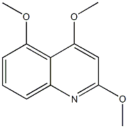 2,4,5-trimethoxyquinoline Structure