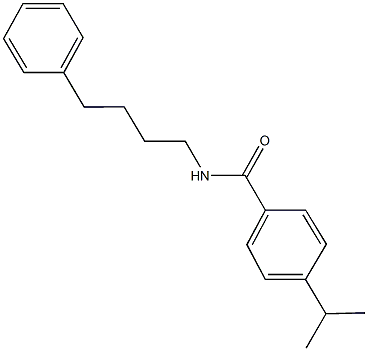 4-isopropyl-N-(4-phenylbutyl)benzamide Struktur