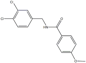 N-(3,4-dichlorobenzyl)-4-methoxybenzamide Structure