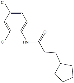 560097-12-3 3-cyclopentyl-N-(2,4-dichlorophenyl)propanamide