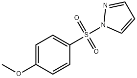 1-[(4-methoxyphenyl)sulfonyl]-1H-pyrazole Structure