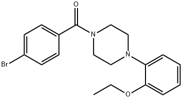 560099-74-3 2-[4-(4-bromobenzoyl)-1-piperazinyl]phenyl ethyl ether