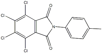 4,5,6,7-tetrachloro-2-(4-methylphenyl)-1H-isoindole-1,3(2H)-dione Structure