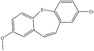 8-chlorodibenzo[b,f]thiepin-2-yl methyl ether 结构式